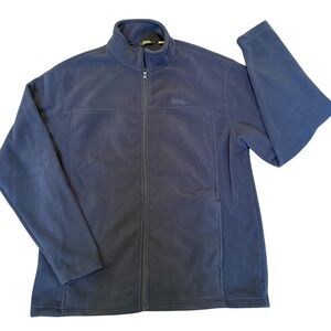Cabela's Navy Full-Zip Lightweight Fleece Jacket